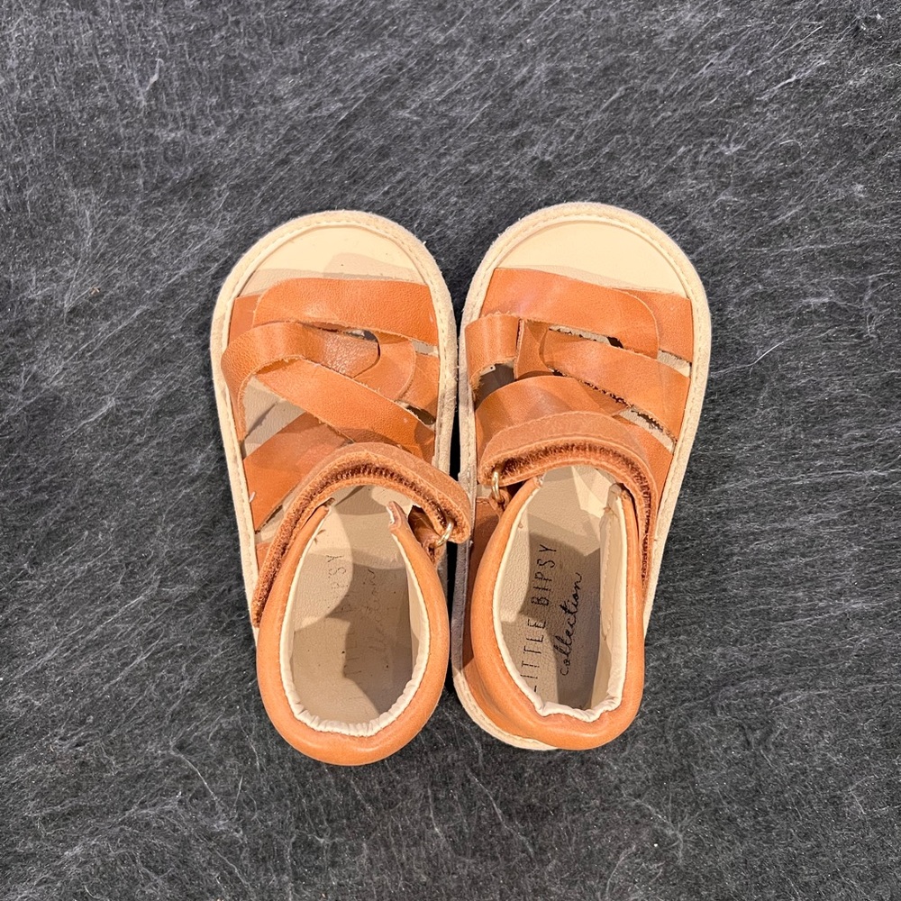 Little Bipsy - Baby Sandals in Camel size 4